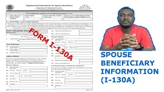 Q&A FRIDAY Ep #64 (Form I-130A Spouse beneficiary information)