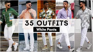 35 White Pants Outfit Ideas for Summer | Men's Fashion | Summer 2022