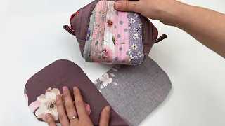 Sewing idea from leftover fabric. Give a gift to your friends.