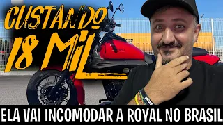 CUSTANDO 18 MIL nova CUSTOM 250, 28cv, VAI incomodar a ROYAL no BRASIL