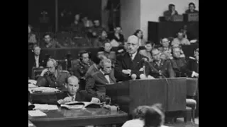 Nuremberg Trial Day 45 (1946) Paul Roser Direct Charles Dubost (PM)