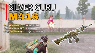 NEW ON HIT EFFECT M416 ⚡️ SILVER GURU PUBG MOBILE