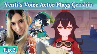 Venti's English Voice Actor plays GENSHIN IMPACT! Part 2 - Go Go Bunny Girl!