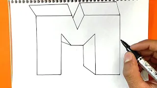 How to draw 3D letters?