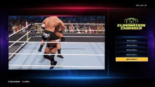 WWE FULL MATCH ELIMINATION CHAMBERS TRIPLE-H VS BROCK LESNAR EXTREME RULES