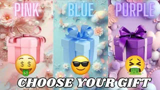 Choose Your gift box...🎁 pink , Gold or blue How Lucky Are you !!! #chooseyourgift