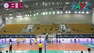 India Vs Japan U20 Men's Volleyball Championship Full Match 2022..