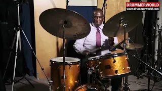 Kenny Washington: Checking Out his Canopus Drums - PART I