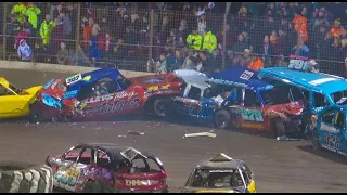 Unlimited Banger Racing Halloween Night - King's Lynn 2021 (4k Highlights)