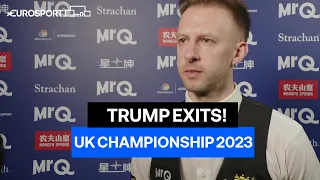 "I GAVE IT MY ALL" 👏 | Judd Trump reacts following semi-final UK Championship exit to Ding Junhui 🎥