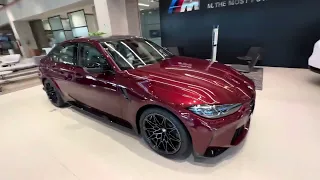 BMW M3 G80 - CONFIGURAÇÃO EXCLUSIVA (AVENTURINE RED)