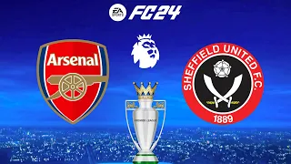 FC 24 | Arsenal vs Sheffield United - 2023/24 English  Premier League Season - PS5™ Gameplay