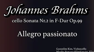 [Audio/MP3] Johannes Brahms Cello Sonata Nr.2 in F-Dur Op.99 3.Satz Allegro passionato