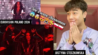 Justyna Steczkowska „WITCH-ER Tarohoro" - Live Sylwester z Dwójką - 🇵🇱 |  EUROVISION 2024 | REACTION