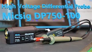 Micsig DP750-100 - Високовольтний диференціальний щуп (міні-огляд)