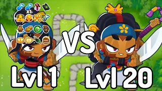 God Boosted Level 1 Sauda VS. Level 20 Sauda