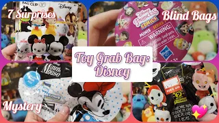 7 Surprises! | Mystery "Grab Bag" Toys | Disney Edition