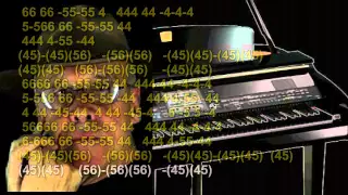 nº 316 Piano Man ( Billy Joel ) tablatura armonica diatonica ( C-G ) mundharmonika