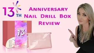 Melodysusie 13th anniversary nail drill box review. Nail extensions removal step by step.