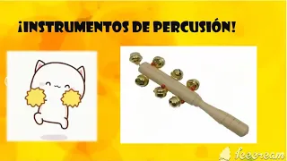 JUEGO de ADIVINAR instrumentos de percusión PEQUEÑOS