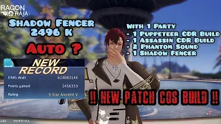 New Patch Shadow Fencer Build Clash of Sword 2496K Rating 2456333 Points. Best Build (?)