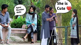 Cute Girl Staring At Strangers - Prank in Pakistan - by Bobby Butt
