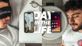 Day In The Life: iPhone 14 Pro Max vs Samsung S22 Ultra