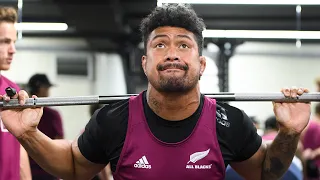 All Blacks hit the gym in Wellington