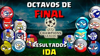 OCTAVOS DE FINAL | IDA | UEFA CHAMPIONS LEAGUE | Countryballs