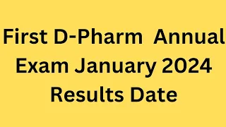 First D-Pharm Valuation Update January 2024 & Results Date