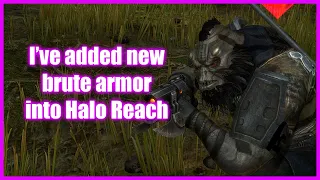 I've added new brute armor into Halo Reach