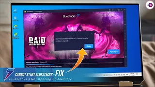 Cannot start BlueStacks please send a problem report - Problem Fix in BlueStacks 5