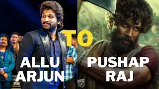 😍😱Icon stAAr Allu Arjun Transforming into #PushpaRaj | Making Video | #Pushpa #shorts #alluarjun