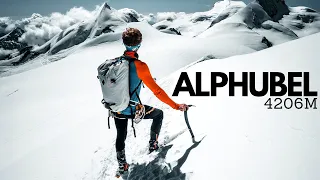 Alphubel 4206m via Eisnase vom Tal // Ein leichter Viertausender in den Walliser Alpen // HOCHTOUR