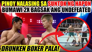 PINOY GUMIWANG sa SUNTOK ng HAPON | BUMAWI BAGSAK ang UNDEFEATED | DRUNKEN BOXER PALA