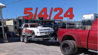 mohave valley raceway 5/4/24 street stock feature (in car)