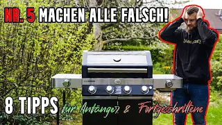 Die 8 wichtigsten Tipps für Gasgriller [Anfänger & Fortgeschrittene]