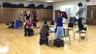 Annie the Musical Dance Rehearsal - Hard Knock Life w/ New Orphans