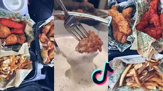 🏵️ Everything I ate at WINGSTOP pt. 1 🏵️ | Tiktok Compilation