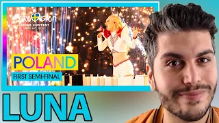 LUNA - The Tower (LIVE) | Poland 🇵🇱 | First Semi-Final | Eurovision 2024 REACTION | TEPKİ