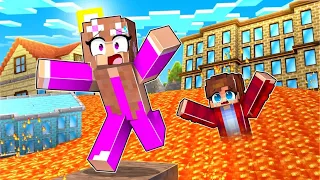 Minecraft DAR PODEAUA E LAVA !