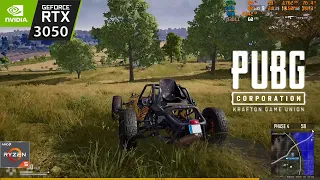 PUBG on RTX 3050 + Ryzen 5 5600h