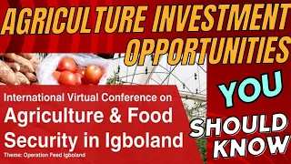 Conference: Agriculture and Food Security in Igboland 130424