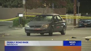 Man fatally struck by car in Maywood road-rage attack