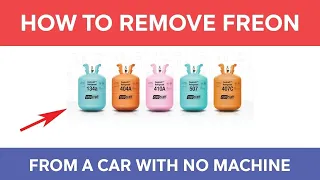 How to Remove Freon From Car Without a Recovery Machine