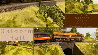 Building A OO Gauge Model Railway: Scenic Changes And A Station Announcement