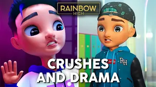 Crushes and Crazy Drama 💕💅😱 | Rainbow High Compilation