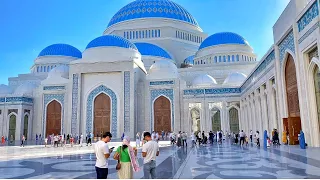 NEW MOSQUE IN NUR-SULTAN OVERVIEW. The largest Mosque on the 2nd day after opening.