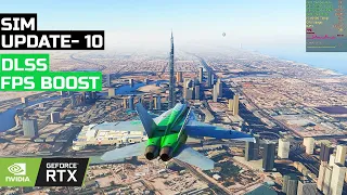 Microsoft Flight Simulator 2020 Sim Update 10 DLSS Ultra Gameplay Nvidia RTX 3060 Ti