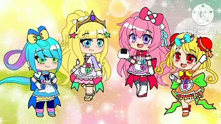 Characters for "Pretty Cure All Stars: A mixed up mission"